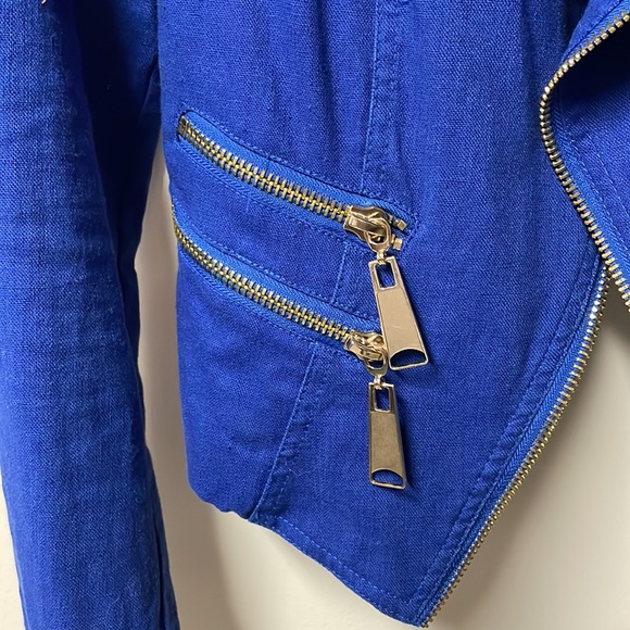 INSIGHT blazer with gold zippers - Picture 2 of 5